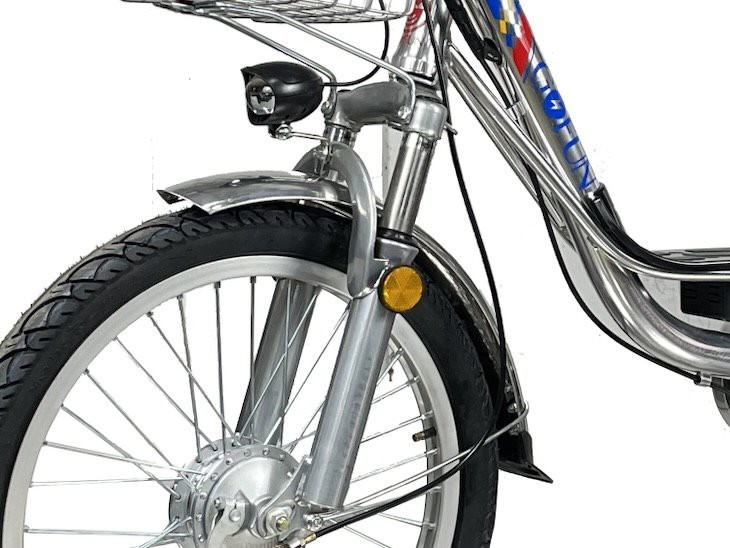 Front Suspension it means that you can ride anywhere with comfortable confidence and that even the roughest pavements can be tamed